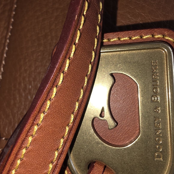 Dooney & Bourke Brown Leather Shoulder Bag - Picture 11 of 11